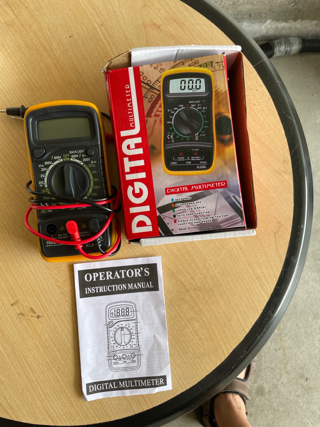 Yellow Digital Multimeter
