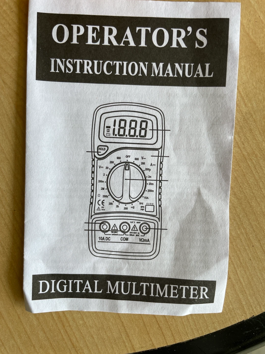 Yellow Digital Multimeter - photo 3