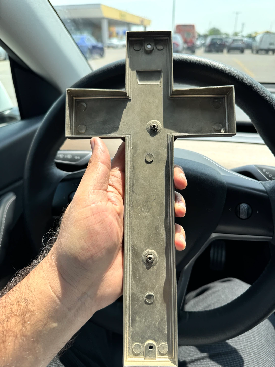 Vintage Crucifix Wall Hanging (12” x 6”) - photo 4