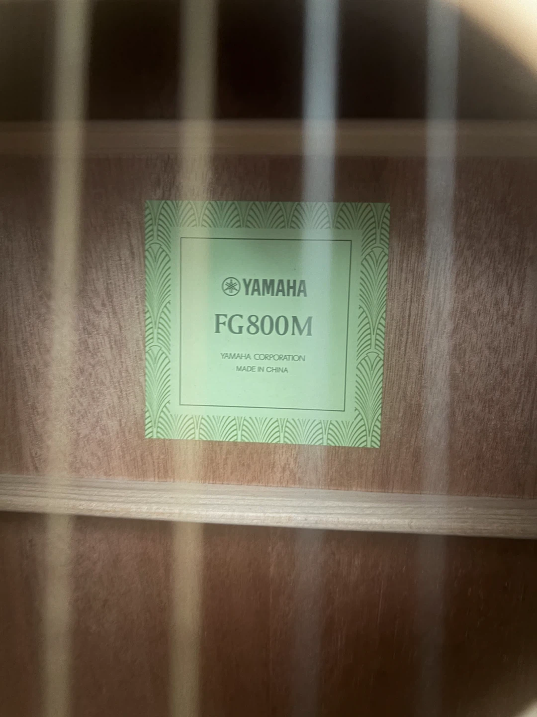 Yamaha FG800M Acoustic Guitar with Case - photo 3