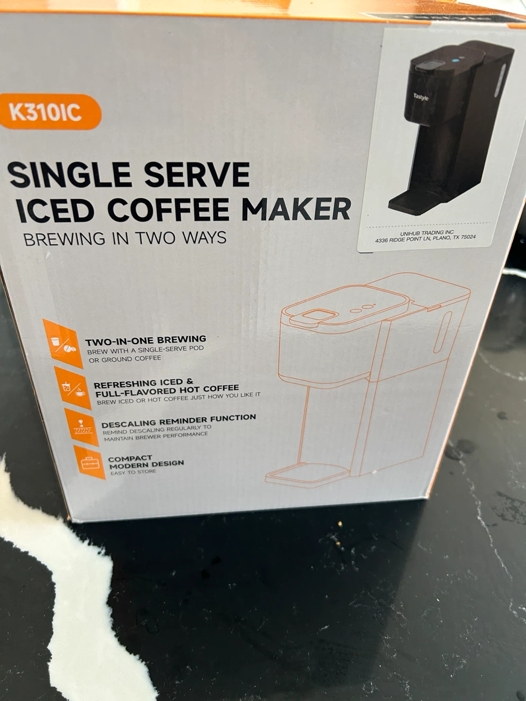 Tastyde K310IC Single Serve Iced Coffee Maker