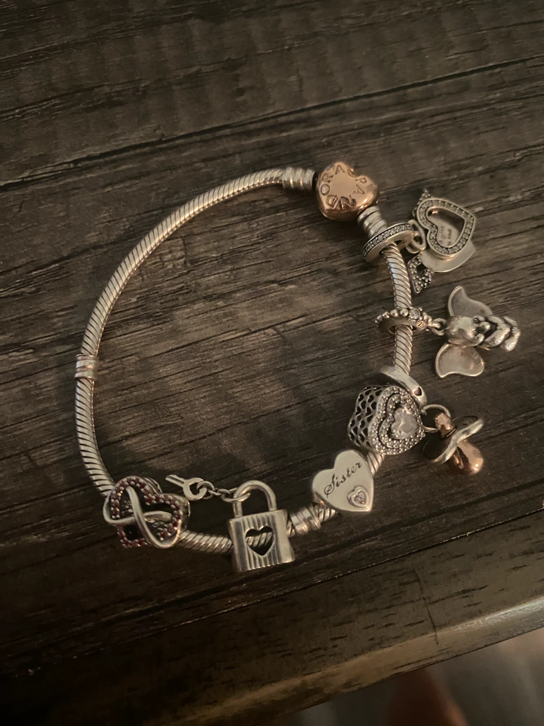 Pandora Charm Bracelet with Assorted Charms - photo 3