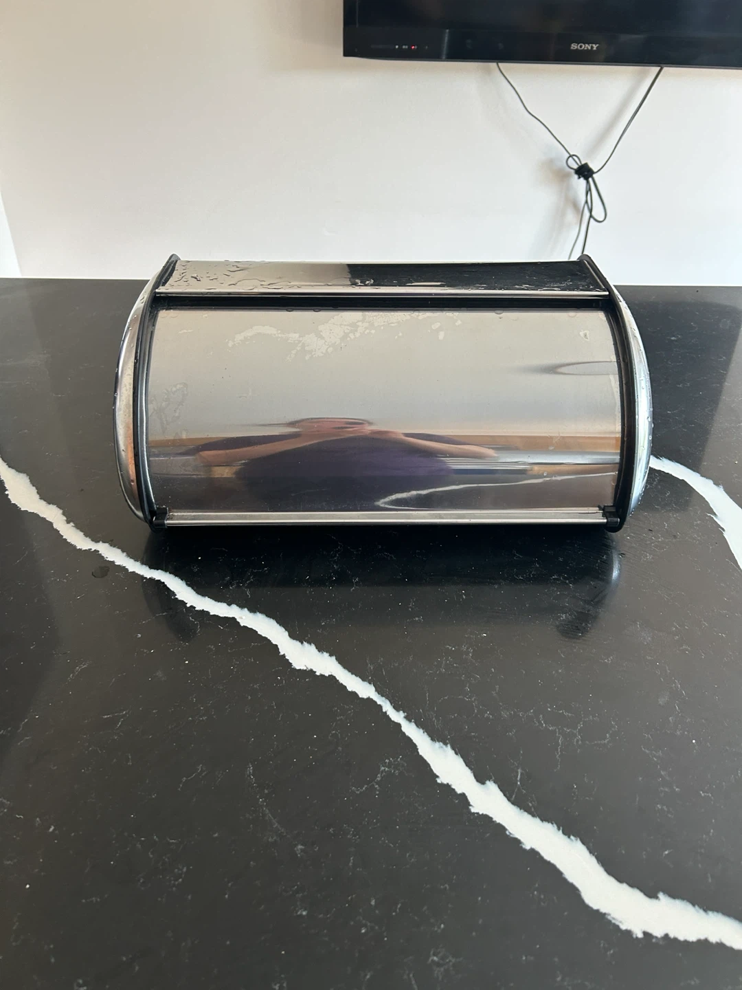 Stainless Steel Roll Top Bread Box