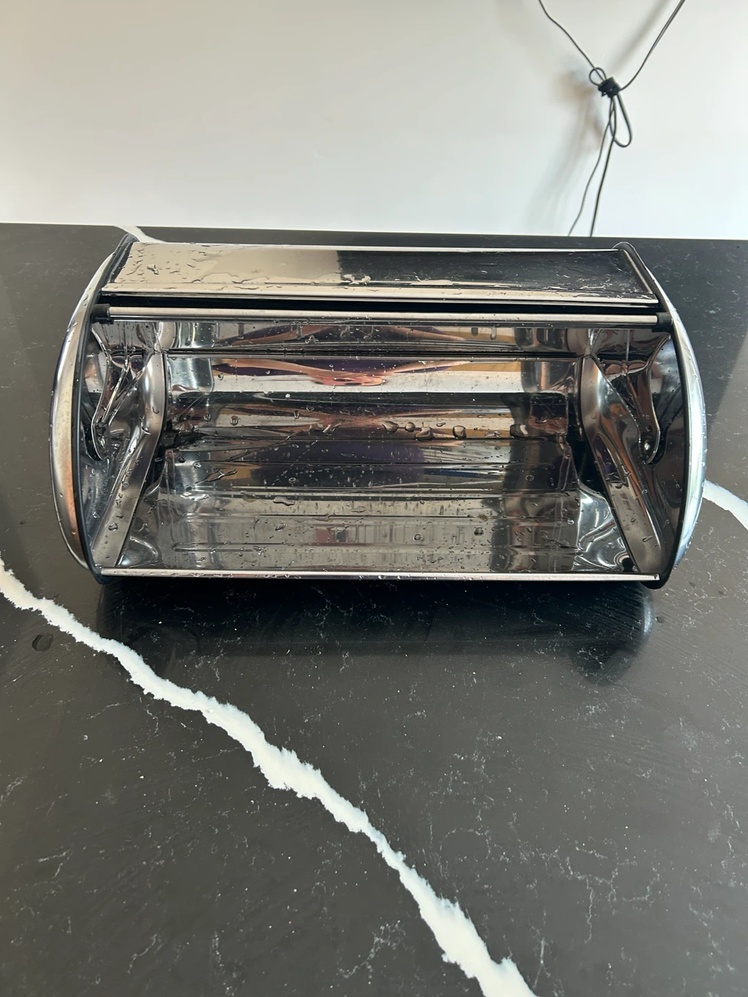 Stainless Steel Roll Top Bread Box - photo 2