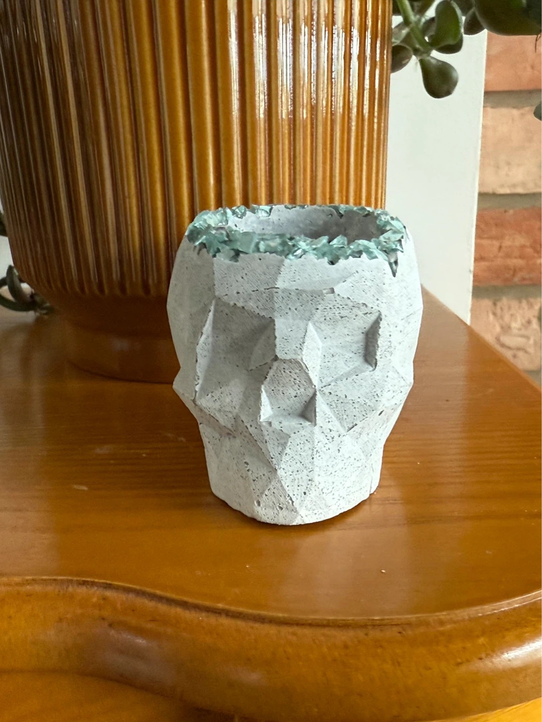 Skull Planter Handmade - photo 2