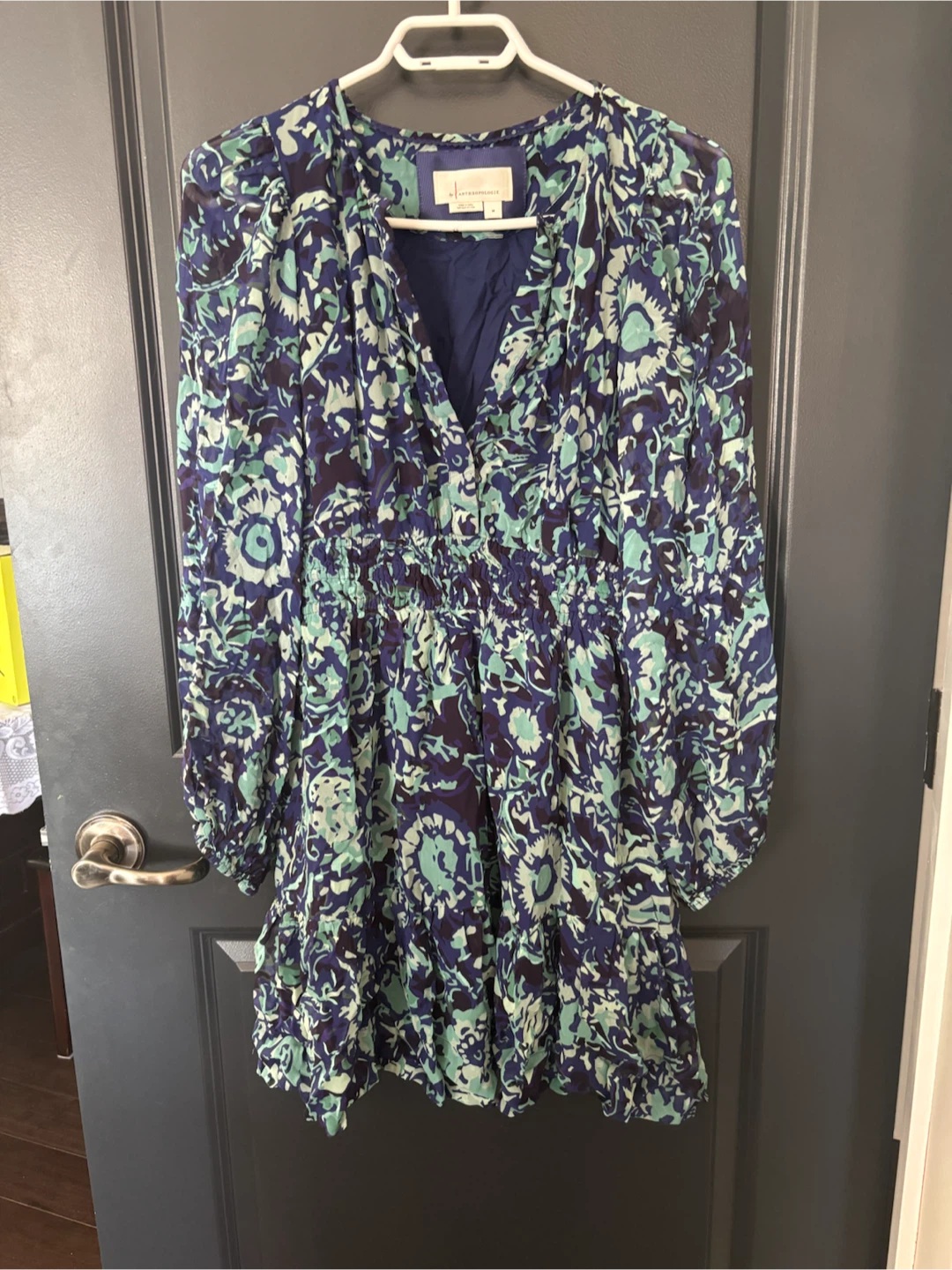 Anthropologie Floral Print Dress Size M