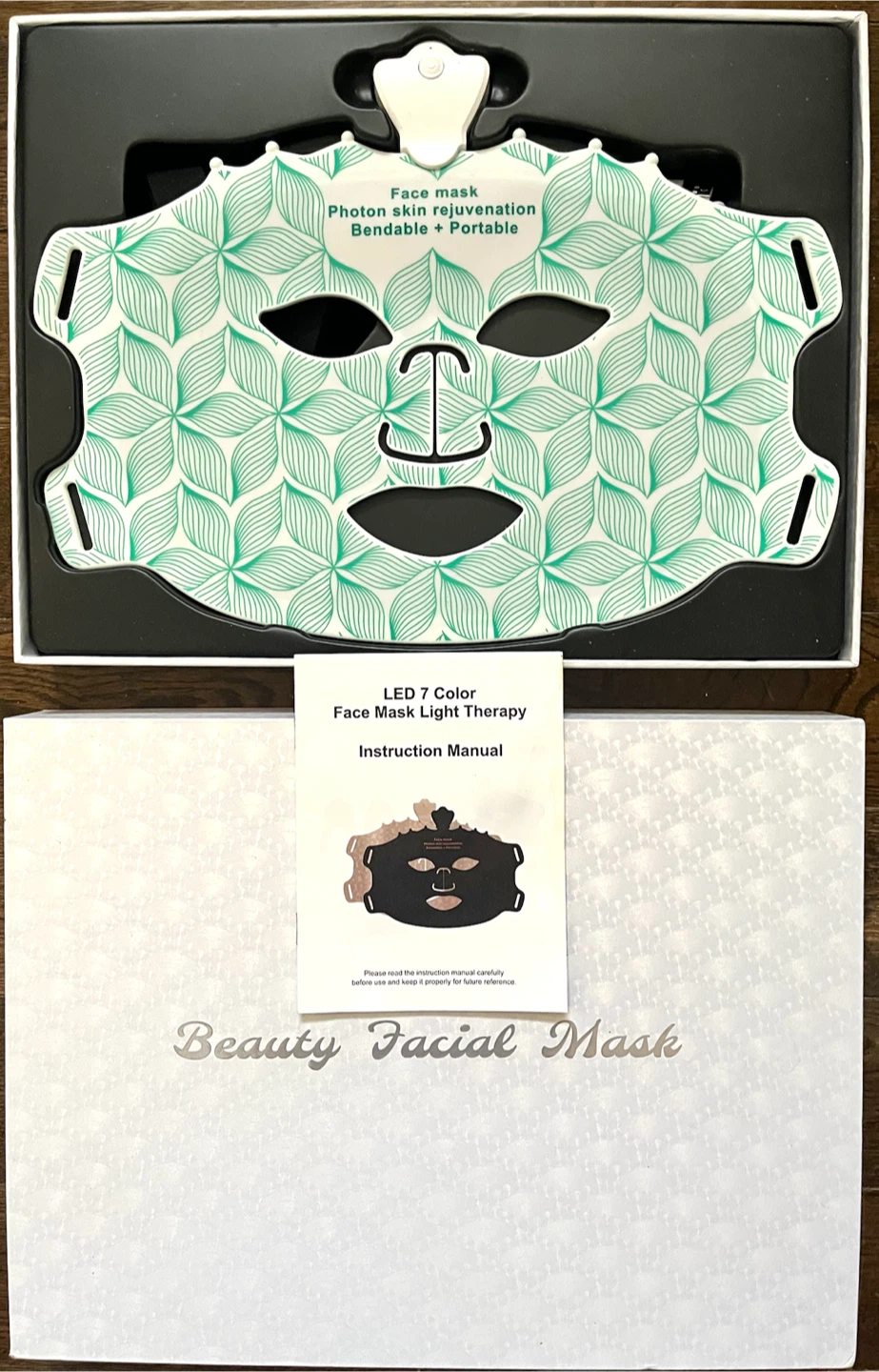 LED 7 Color Light Therapy Facial Mask - photo 4