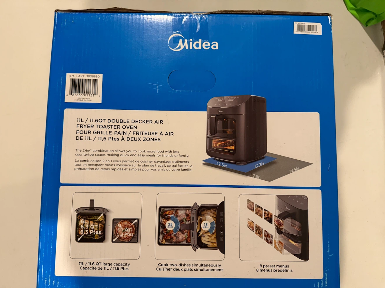 Midea 11L Double Decker Air Fryer Toaster Oven - photo 3