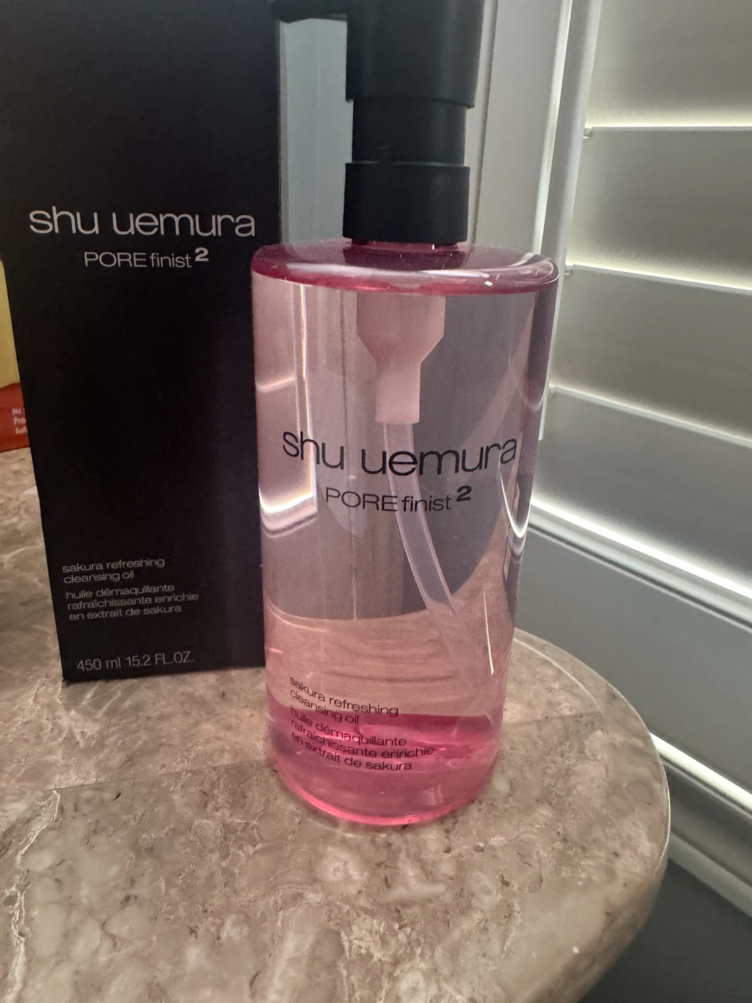 Shu Uemura Pore Finist 2 Sakura Refreshing Cleansing Oil 450ml - photo 2