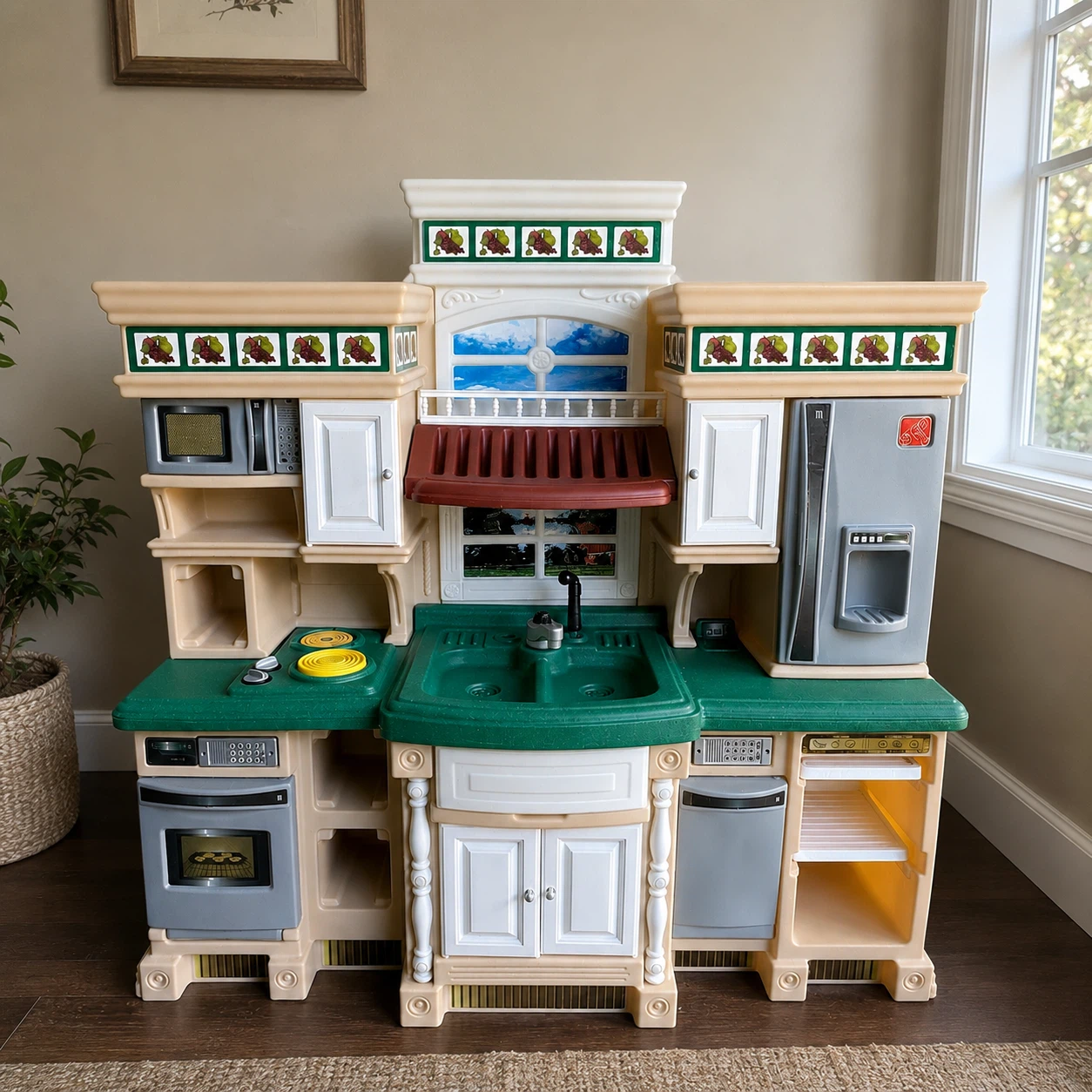 ⭐️SALE⭐️90% New Step 2 Large Deluxe Children Play Kitchen