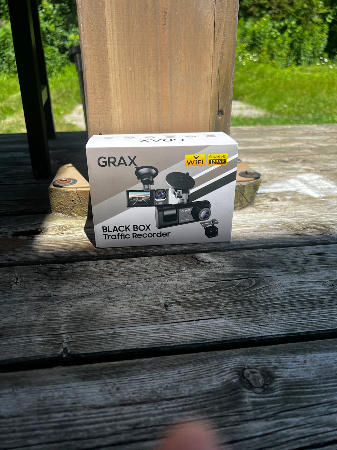 GRAX BLACK BOX Traffic Recorder Super HD 1296P WiFi