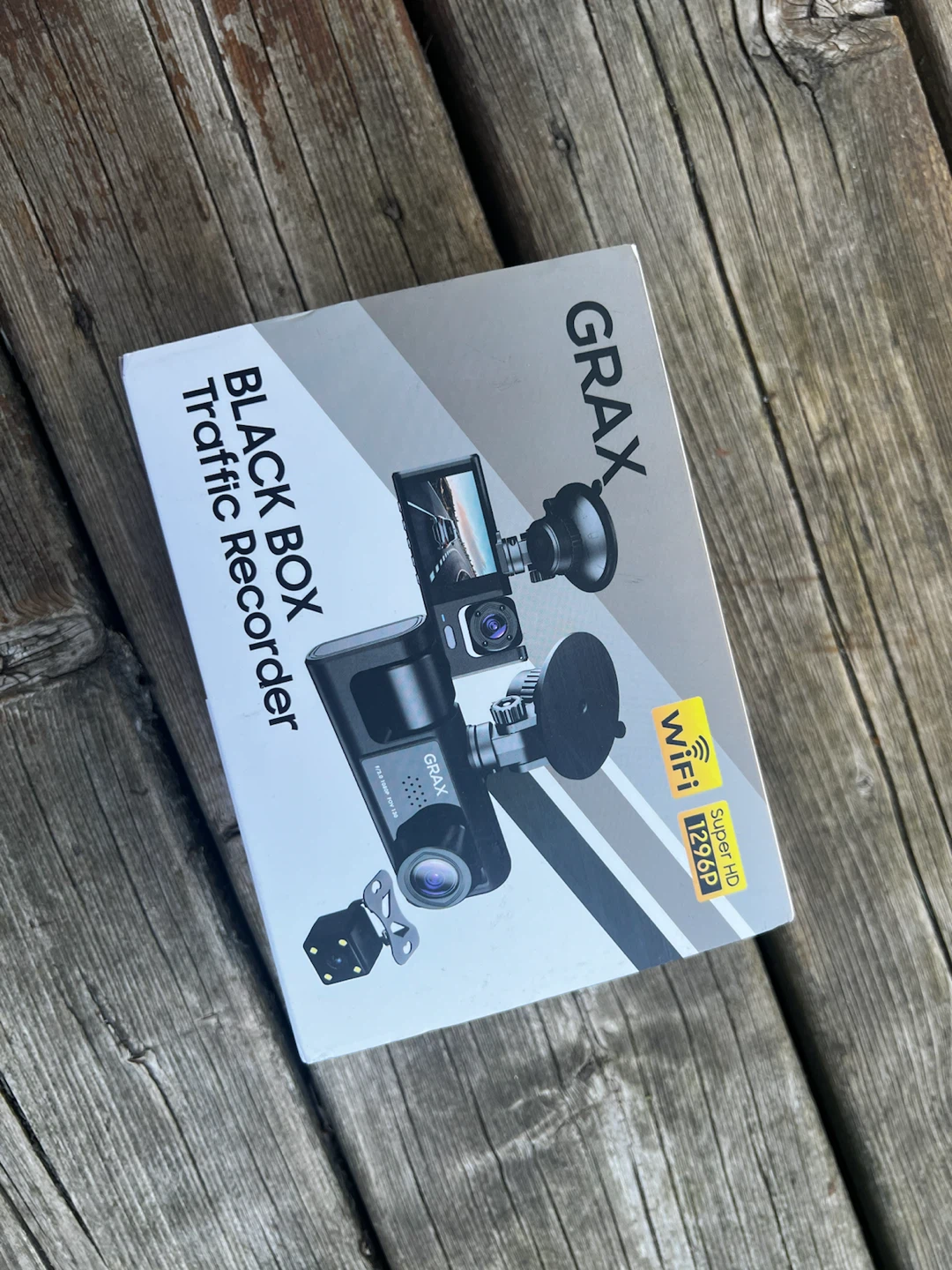 GRAX BLACK BOX Traffic Recorder Super HD 1296P WiFi - photo 2