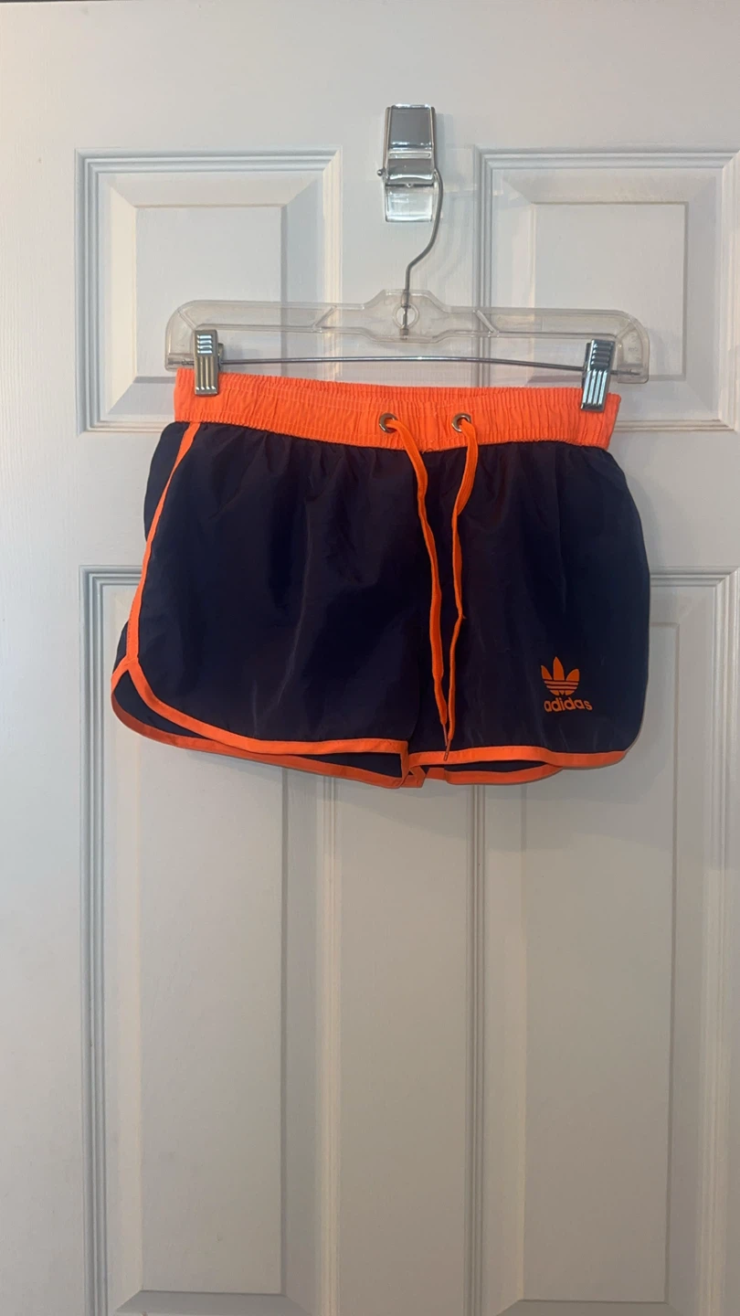 Adidas Athletic Shorts Navy/Orange