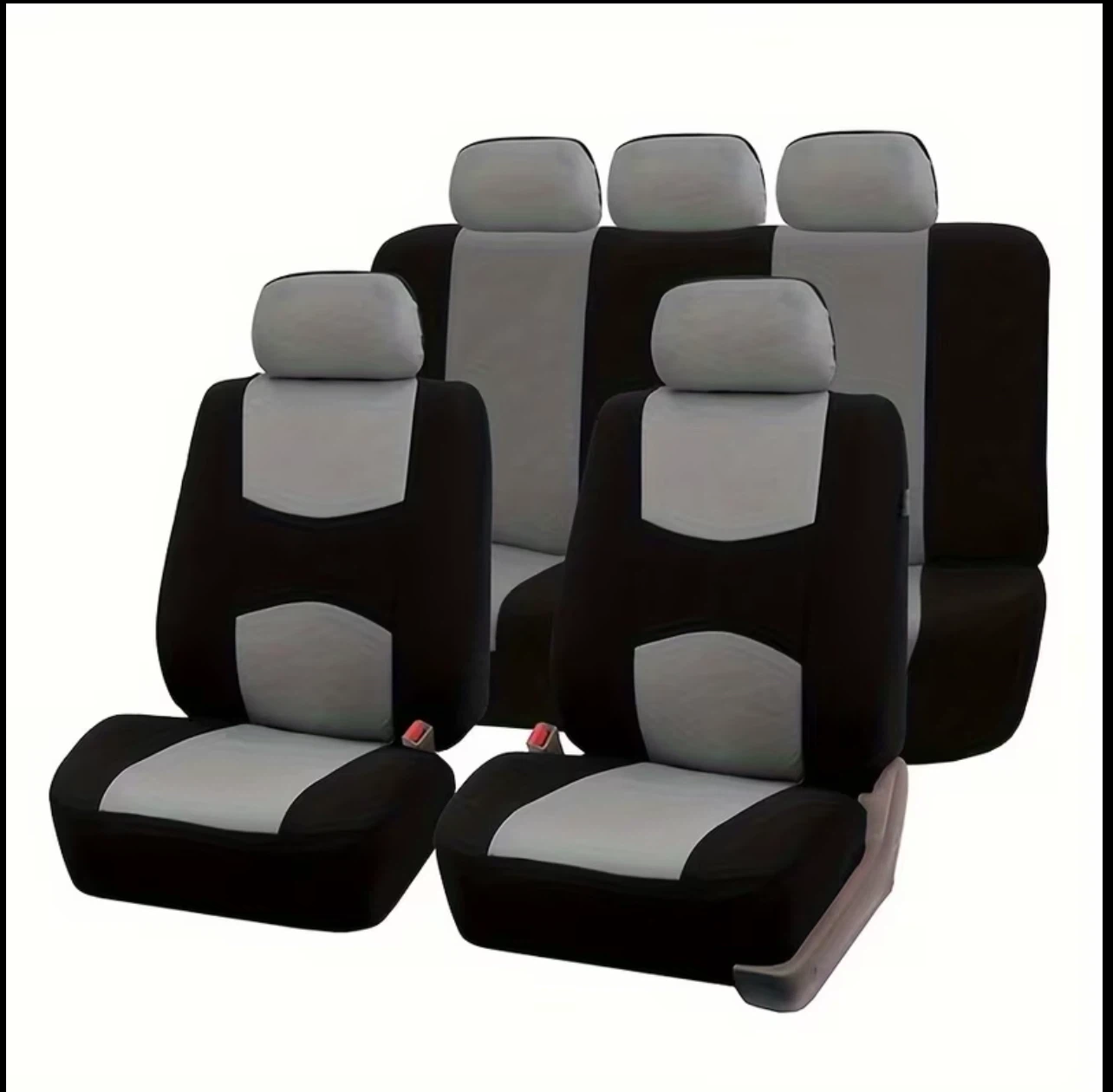 $25 last price Car Seat Covers Black and Grey Set
