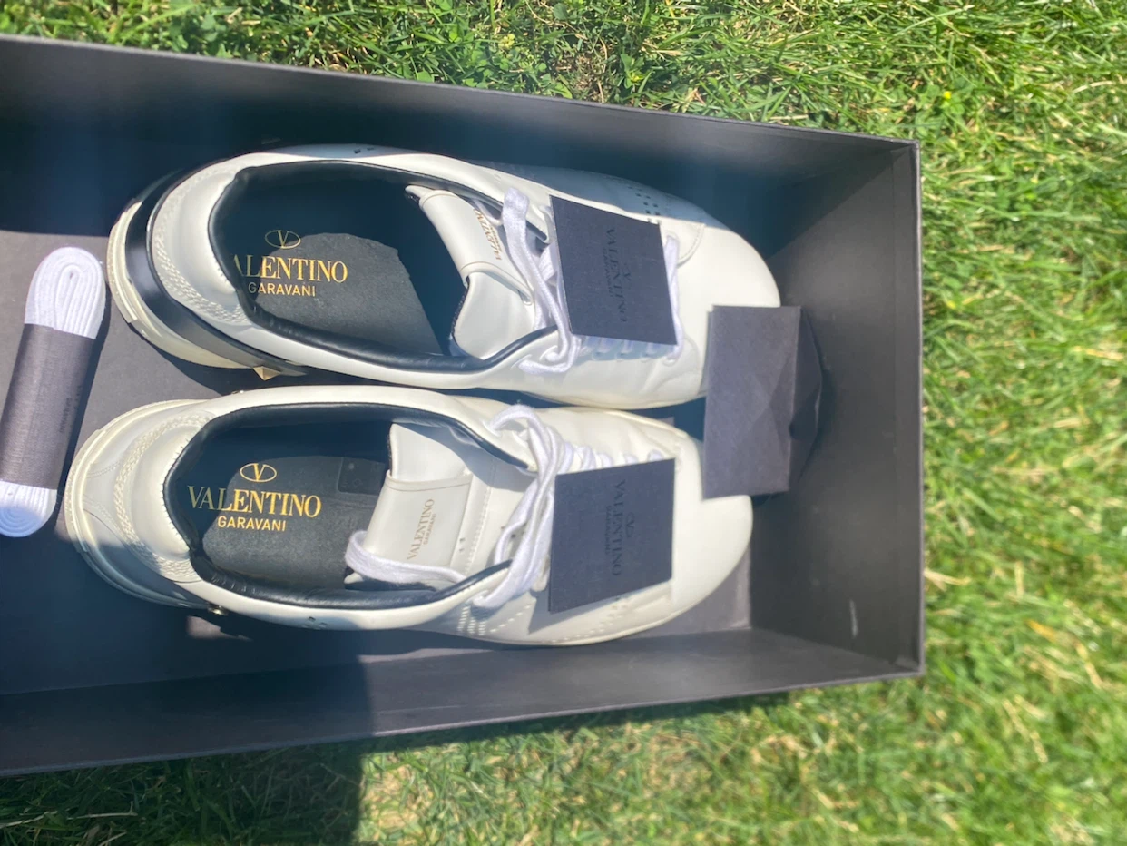 Valentino Garavani White Leather Sneakers - photo 3