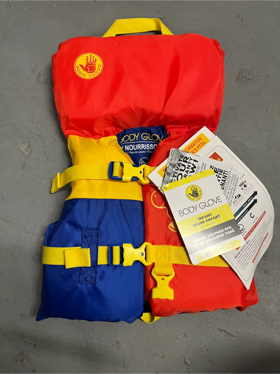 BRAND NEW! Body Glove Infant PFD Life Jacket