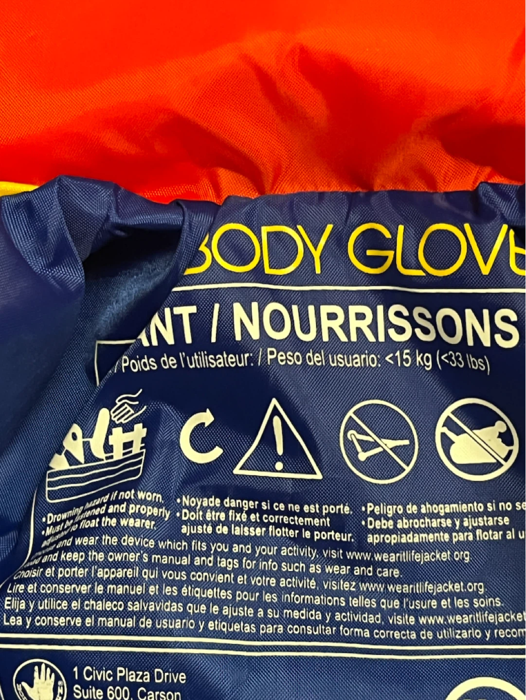 BRAND NEW! Body Glove Infant PFD Life Jacket - photo 4