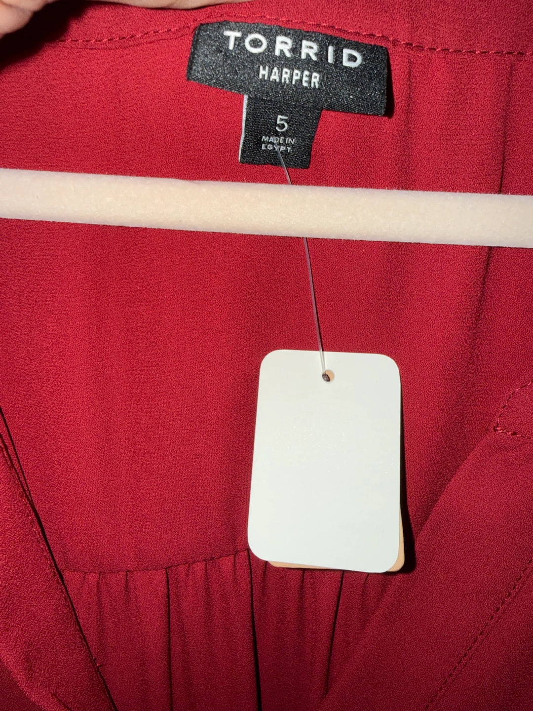Torrid Harper Red V-Neck Blouse - photo 3