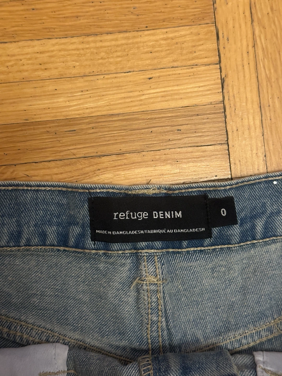 Denim Rhinestone Distressed Shorts - photo 3