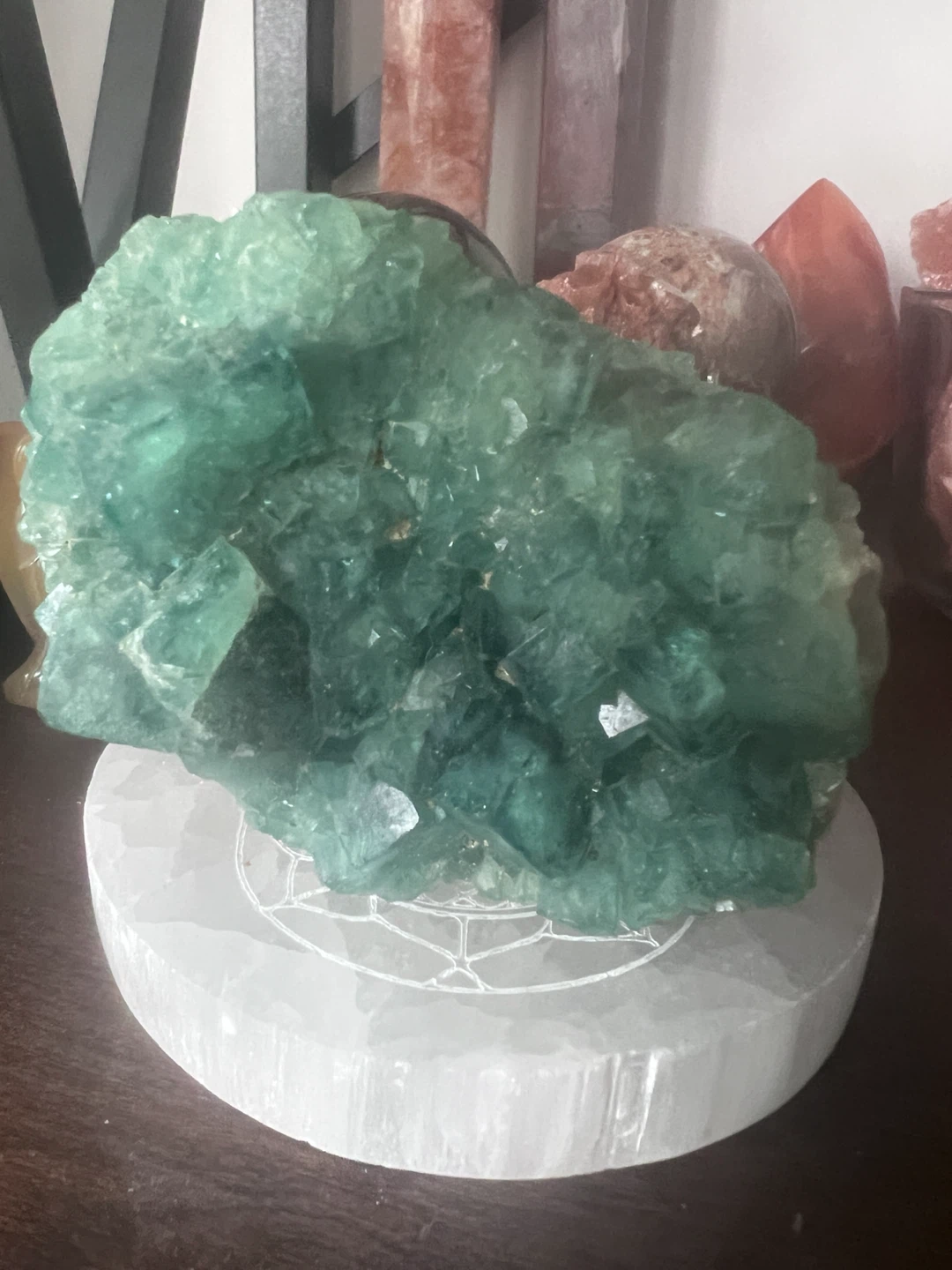 GREEN FLUORITE RAW SPECIMEN