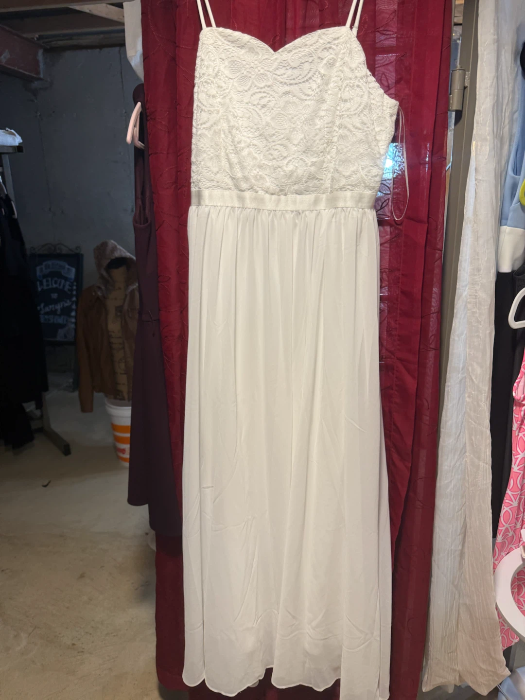 DRESSTELLS White Lace Maxi Dress XL - photo 2