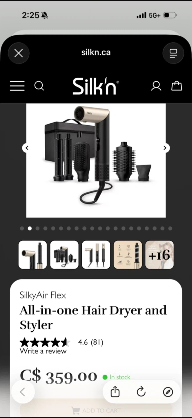 Silk'n SilkyAir Flex All-in-One Hair Dryer and Styler - photo 5