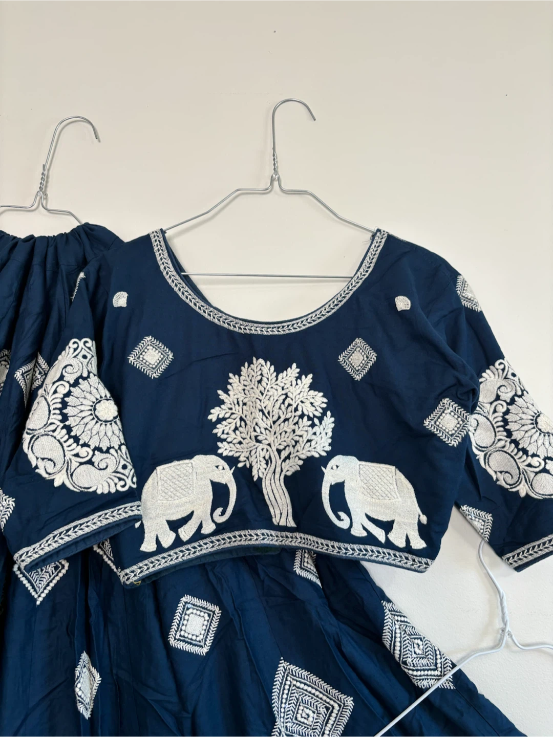 Chaniya choli /Lehenga 3 piece Navy blue colour - photo 2