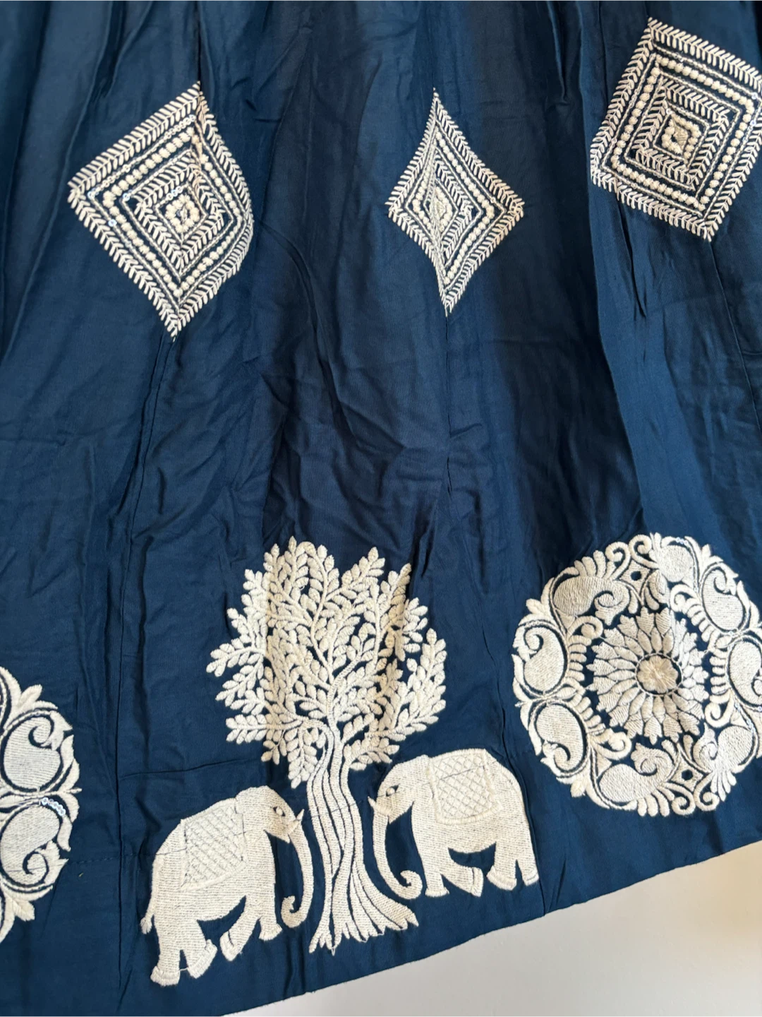 Chaniya choli /Lehenga 3 piece Navy blue colour - photo 4
