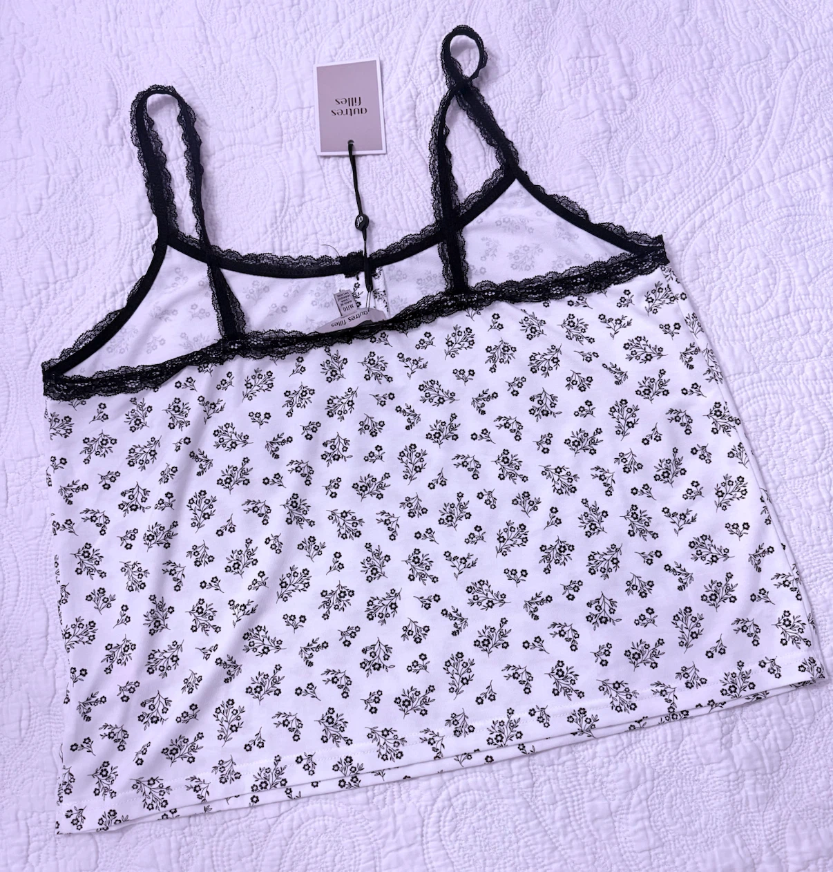 Autres Filles Floral Lace Trim Pajamas -size XL - photo 4