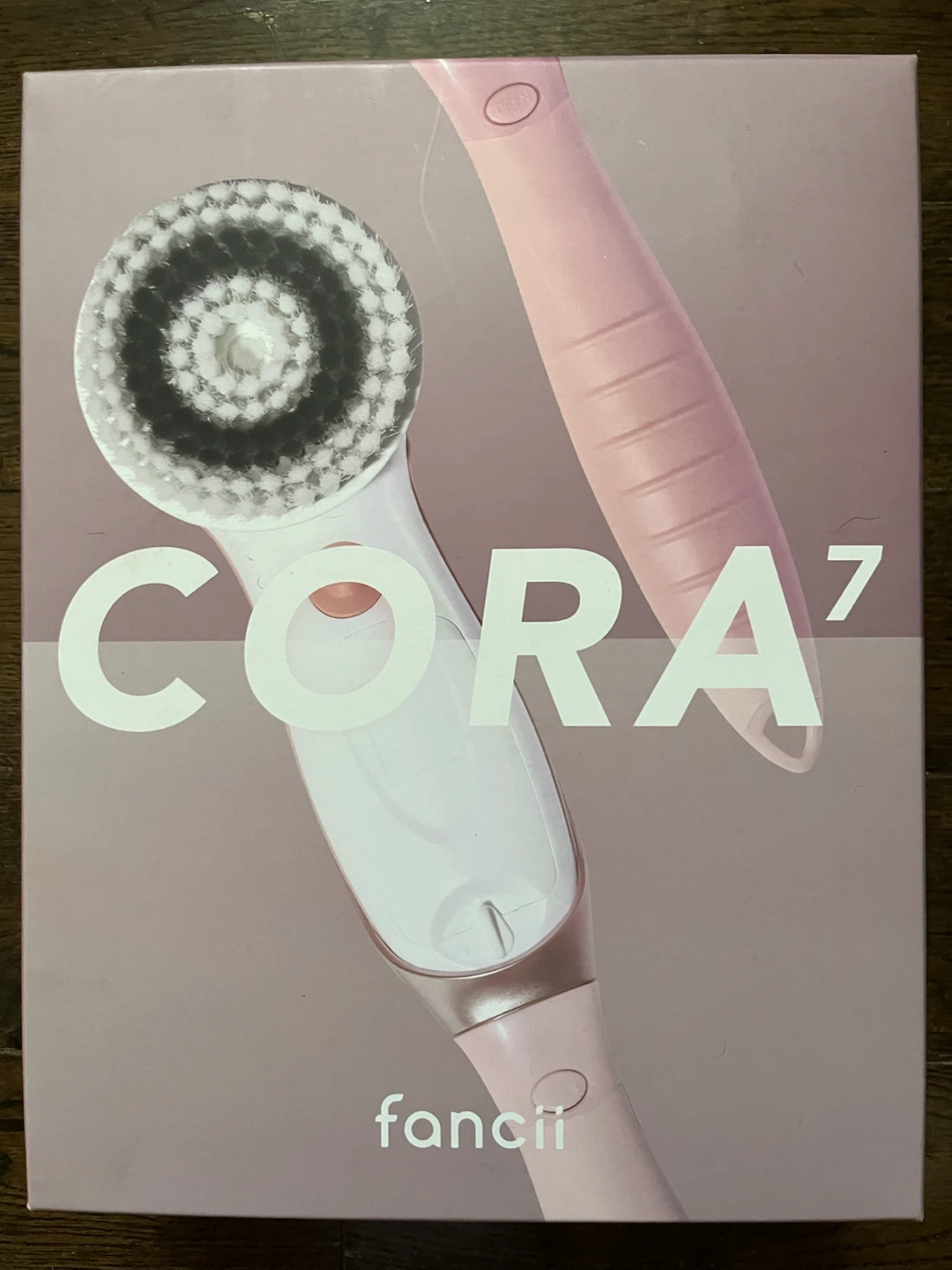 Fancii Cora 7 Facial Cleansing Brush with Travel Pouch