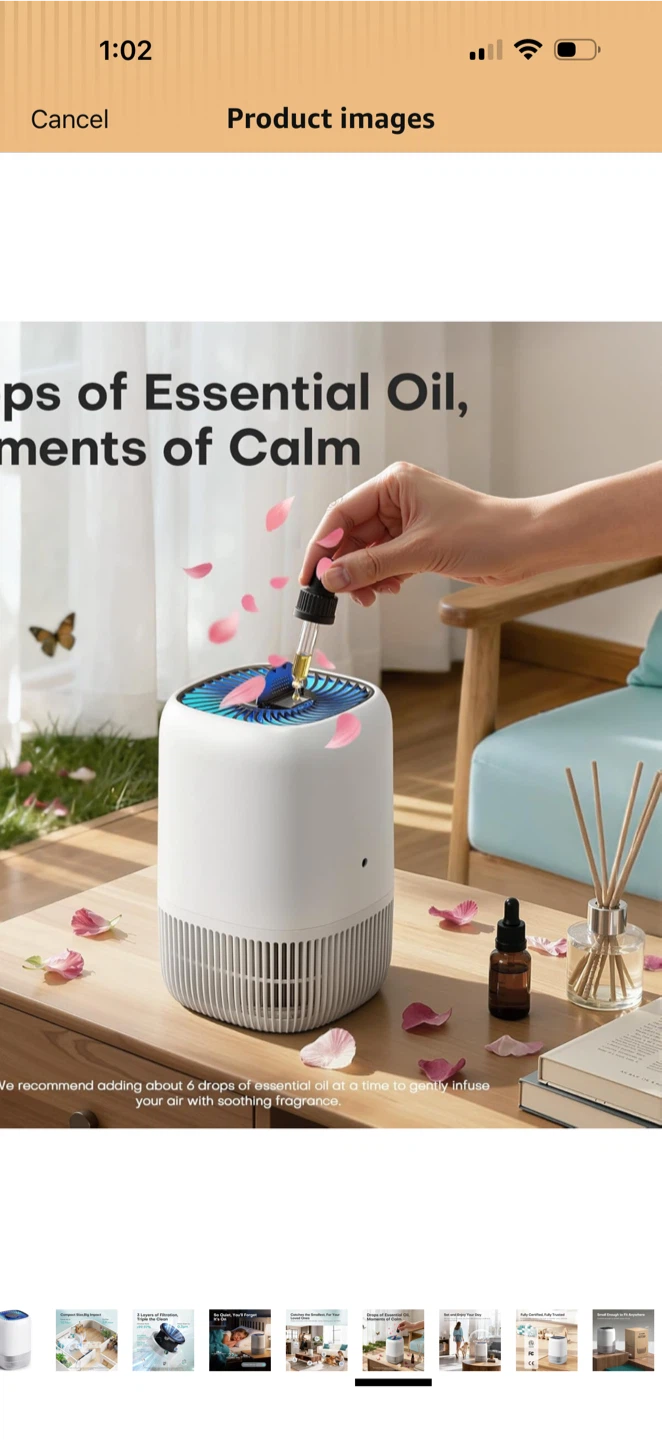 VOOPNU Air Purifier for Home with H13 True HEPA Filter - photo 3