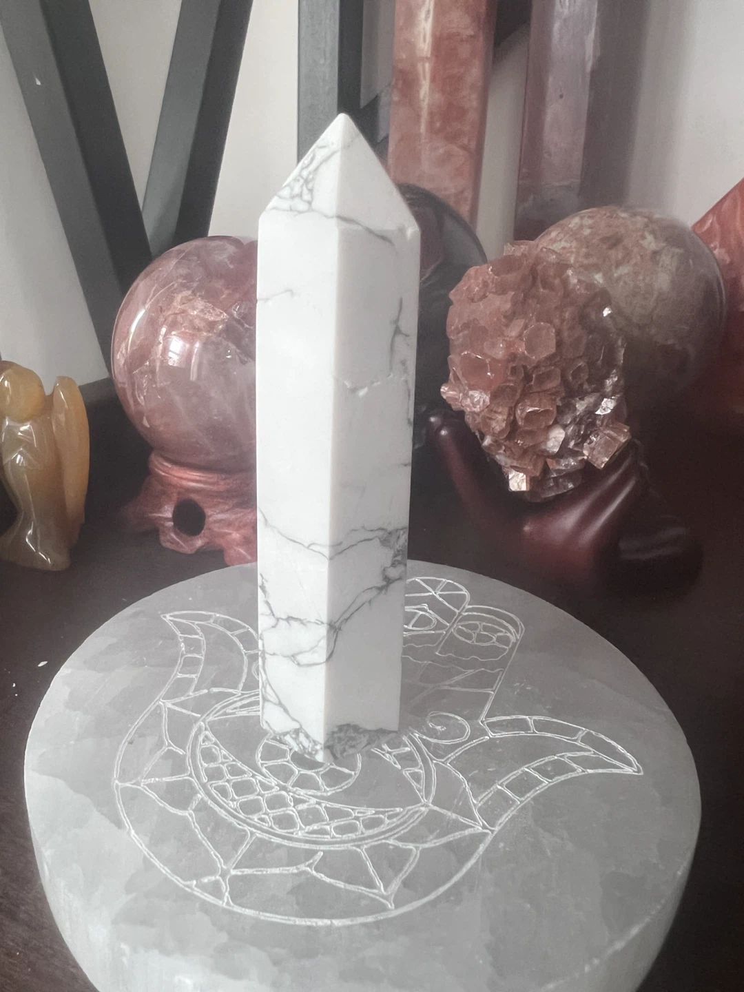 HOWLITE STONE POINT number 1 - photo 4