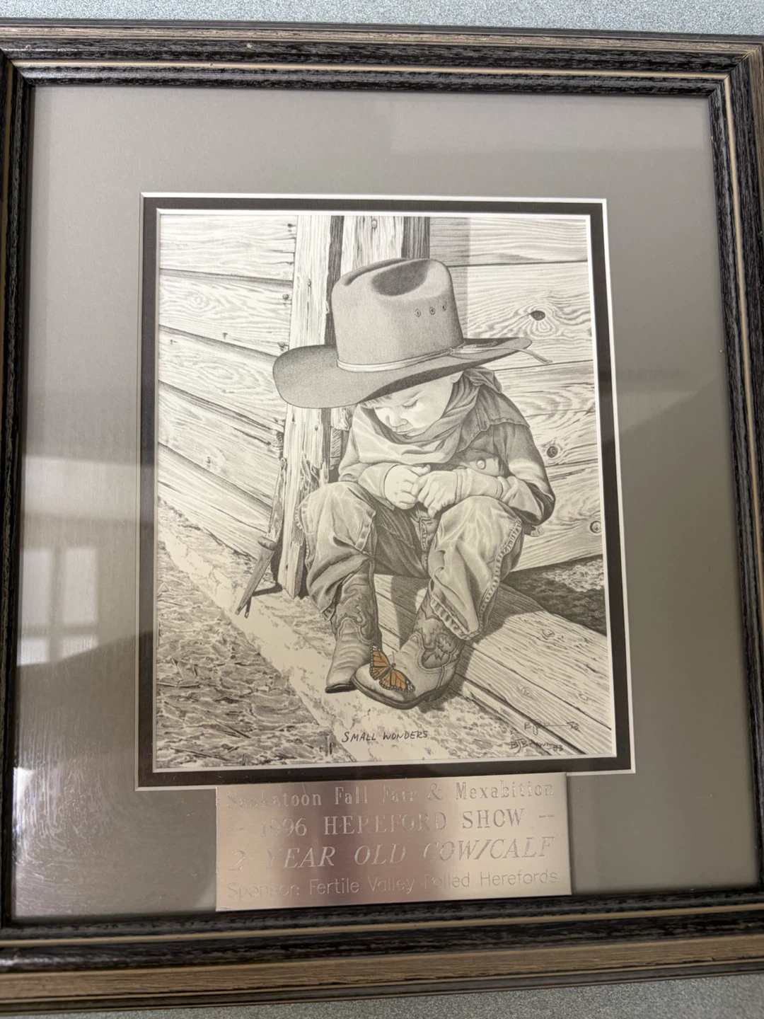Bernie Brown "Small Wonders" Pencil Drawing - photo 3