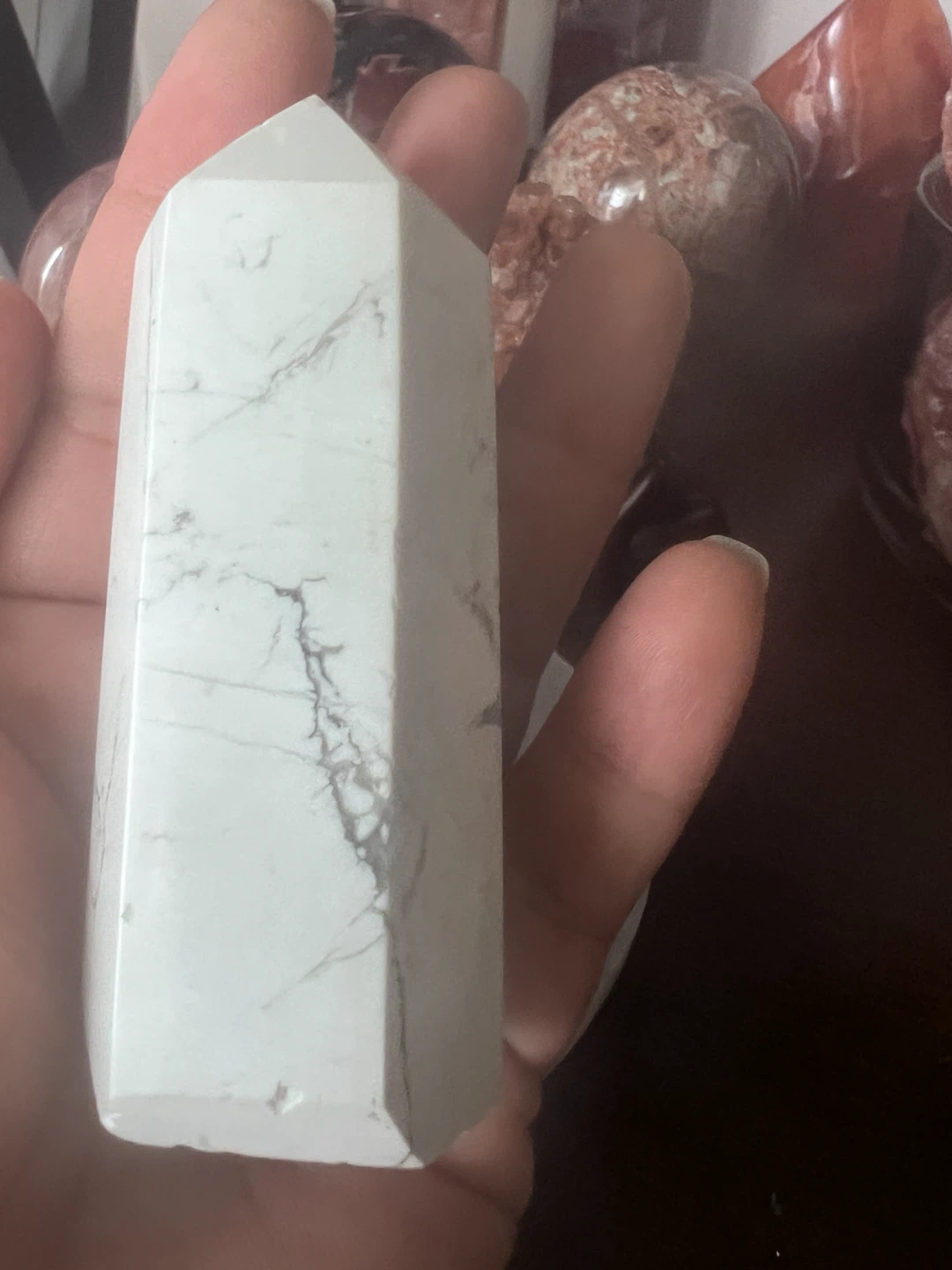 HOWLITE STONE POINT number 2 - photo 5