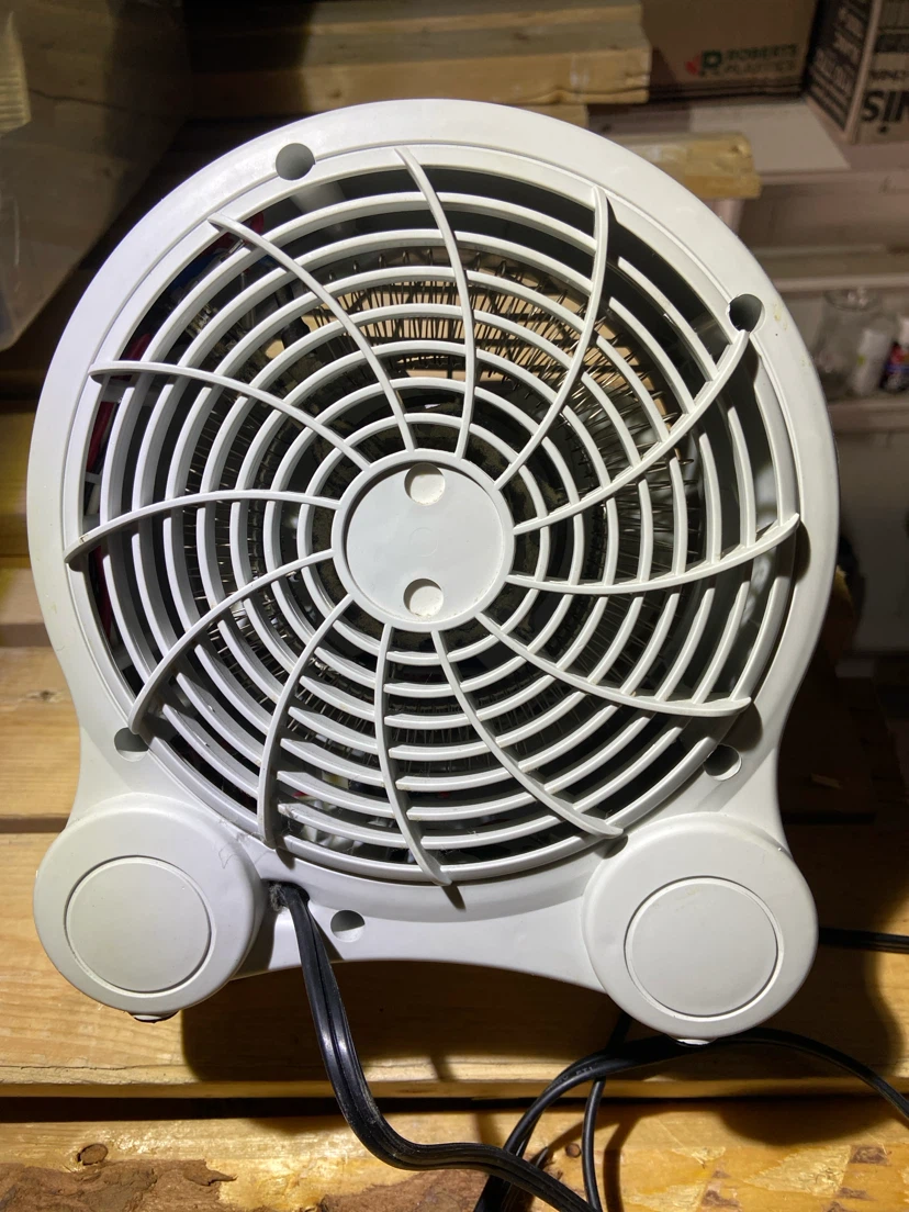 White Portable Fan Heater - photo 2