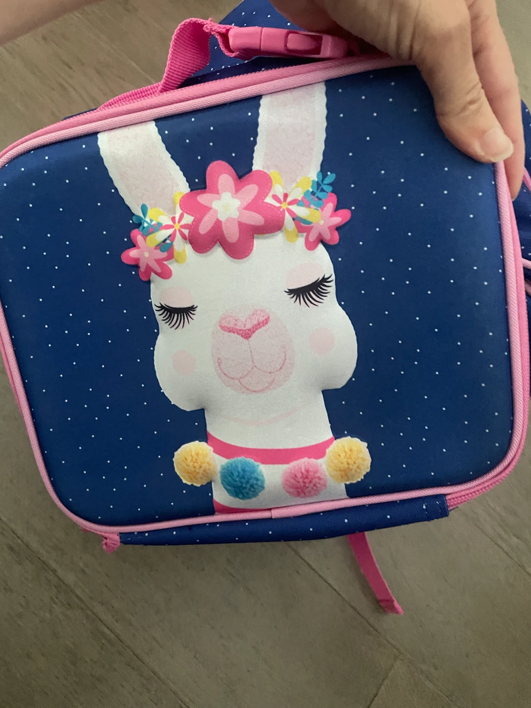 NEW! 2 Piece Llama Backpack and Lunch Box Set - photo 2