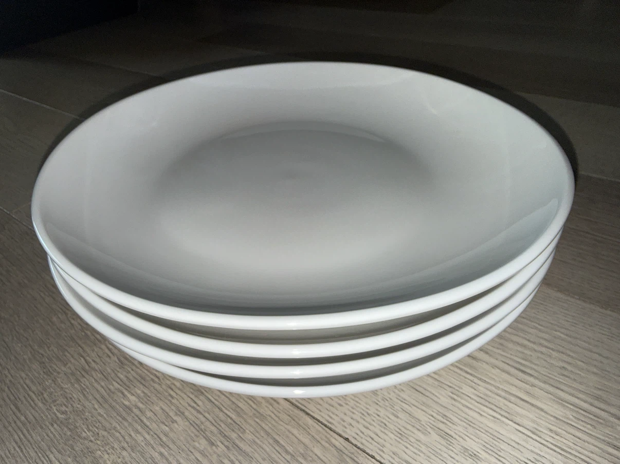 Set of 4 White plates - photo 2