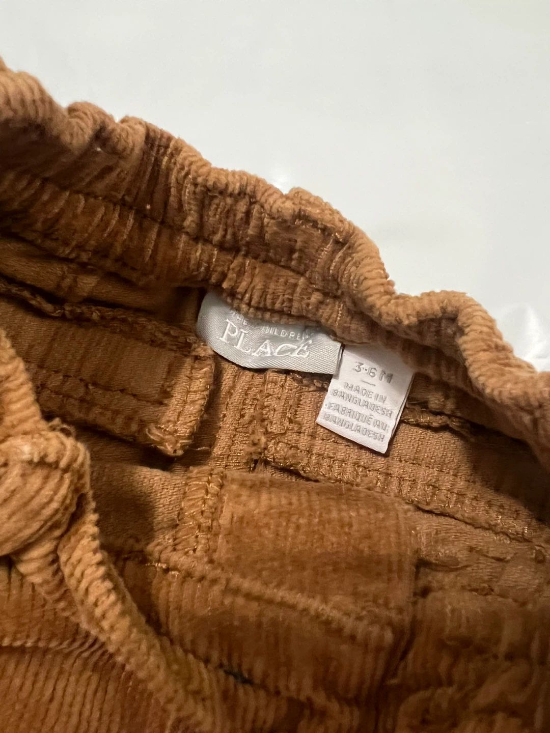 The Children's Place Corduroy Pants Brown 3-6M - photo 3