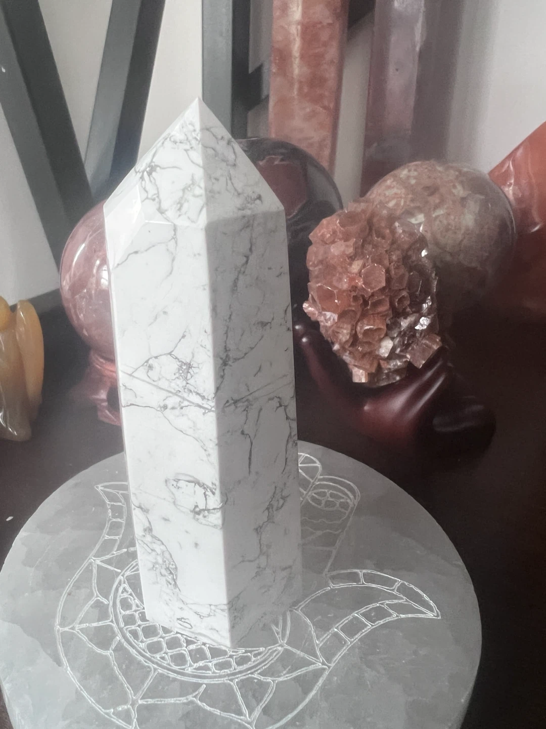 HOWLITE STONE POINT number 3 - photo 3