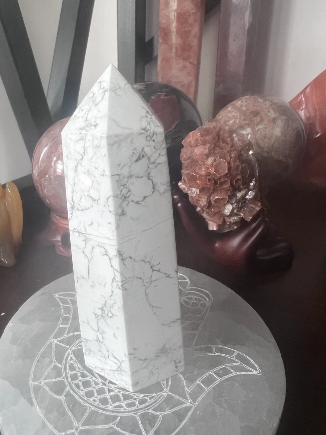 HOWLITE STONE POINT number 3 - photo 4