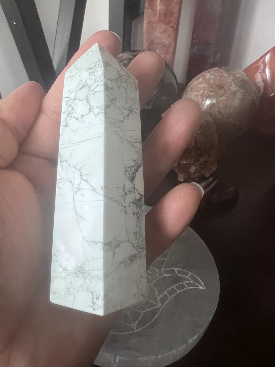 HOWLITE STONE POINT number 3 - photo 5