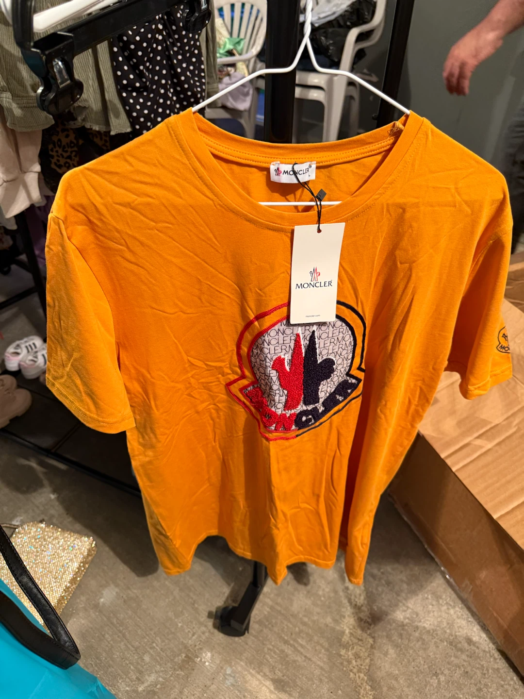 Moncler Orange and Red T-Shirts - photo 2