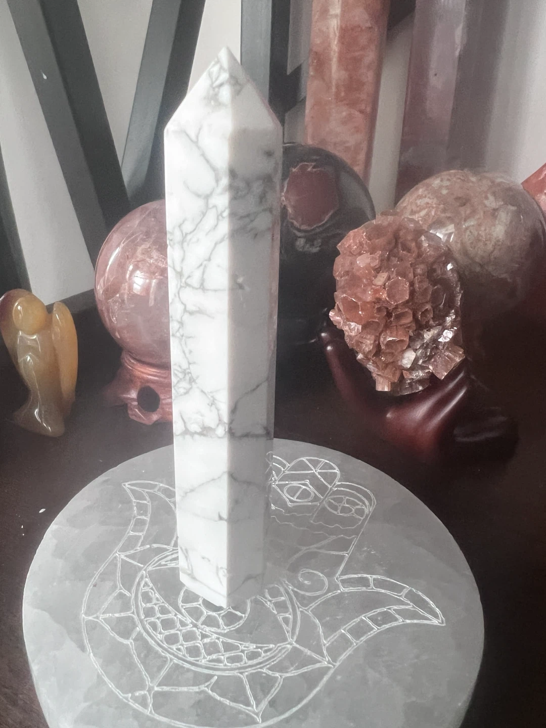 HOWLITE STONE POINT number 4 - photo 2