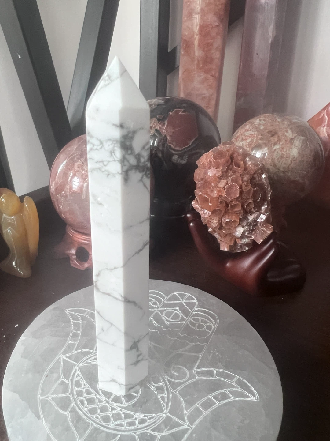 HOWLITE STONE POINT number 4 - photo 3
