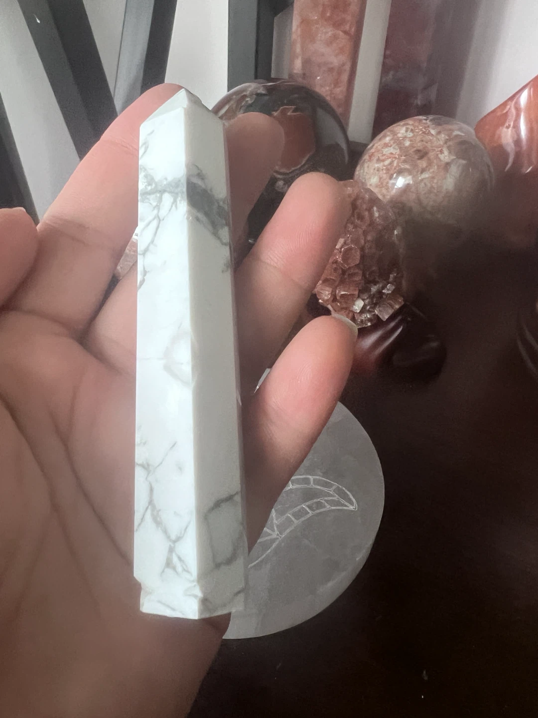 HOWLITE STONE POINT number 4 - photo 5