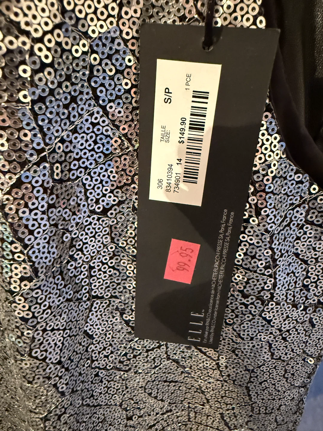 ELLE RW & CO. Sequin Sleeveless Dress - photo 2
