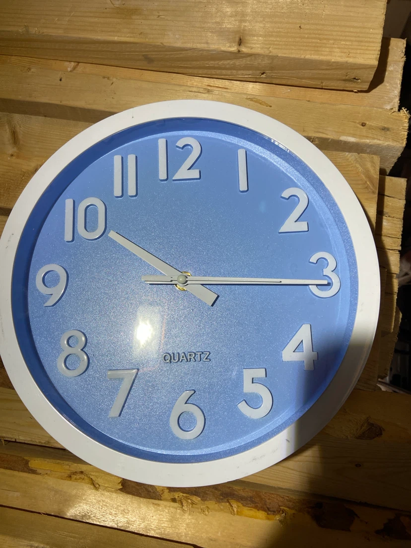 Blue Quartz Wall Clock