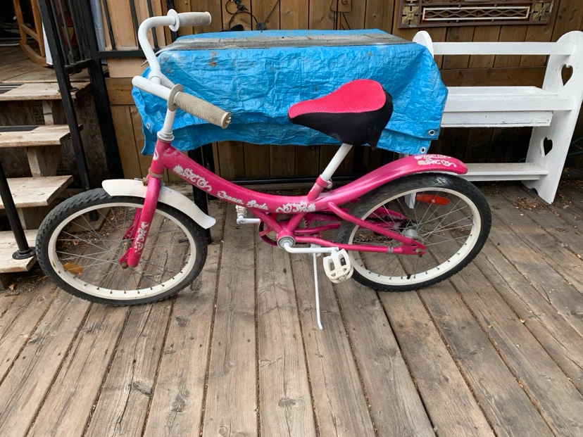 Pink Kids' Bicycle