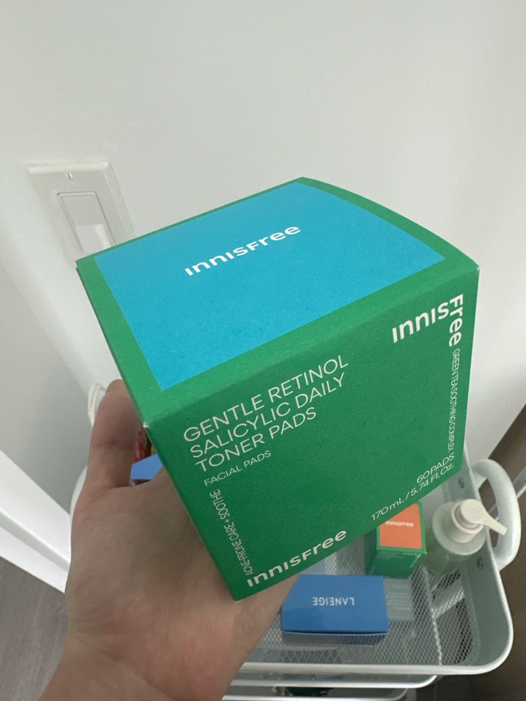 Innisfree Gentle Retinol Salicylic Acid Daily Toner Pads