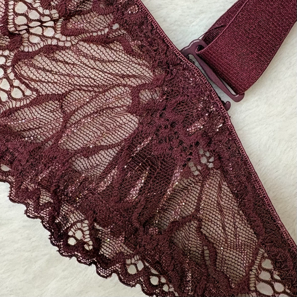 La Senza Beyond Sexy Classic Plunge Bra Lace Back Size 34C - photo 5
